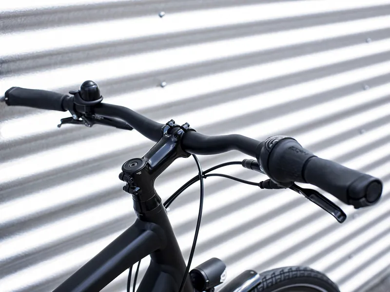 Trek District 3 Equipped Hybrid Bike in Black-8